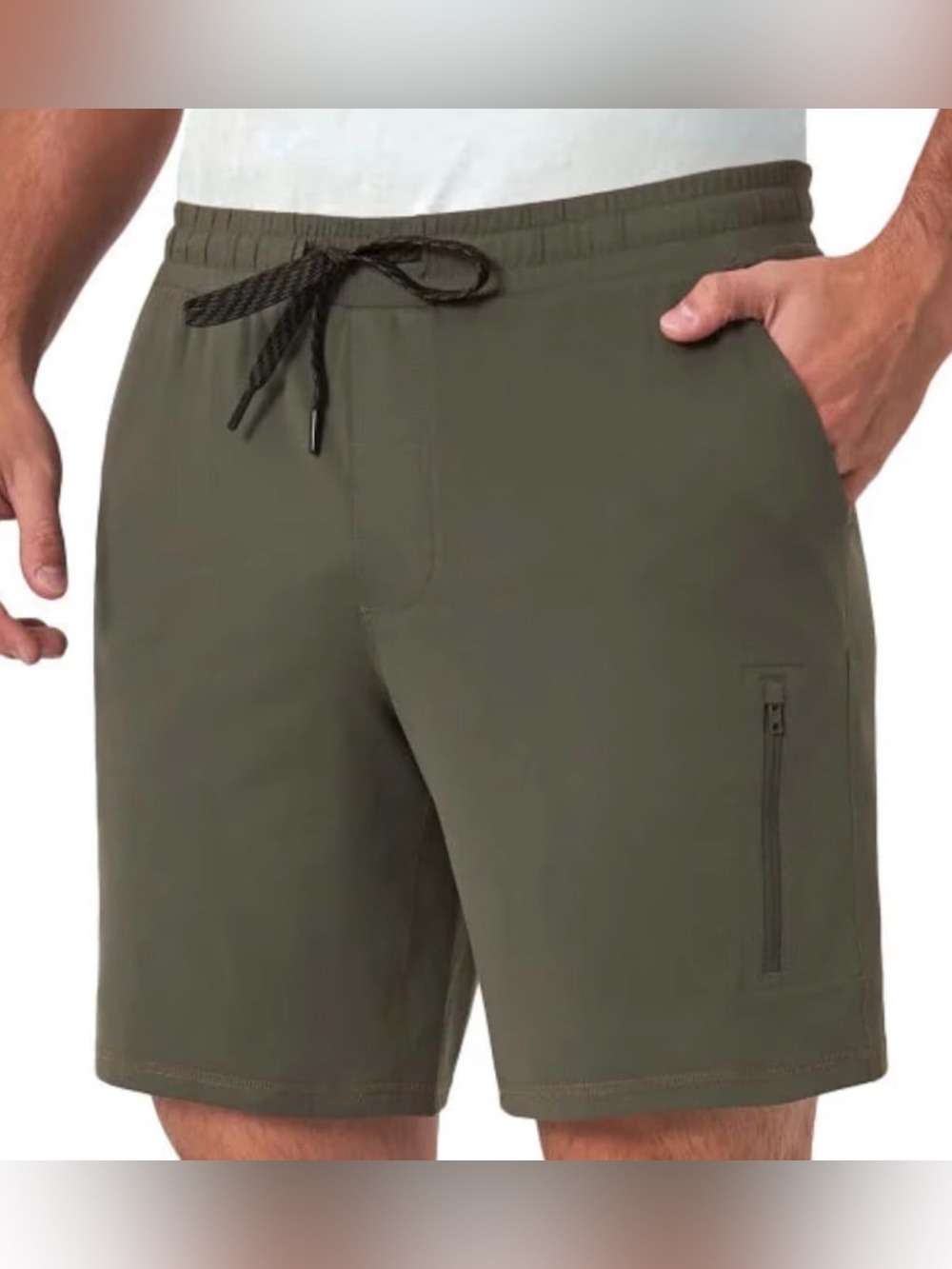 Mondetta Outdoor Project Army Green Performance Active Shorts Mens S NWT
